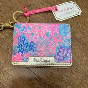 Lilly Pulitzer Key Chain Wristlet in Splendor in the Sand